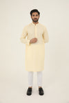 MURAAD- EMBROIDERED CREAM KURTA