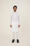 MURAAD - EMBROIDERED WHITE KURTA