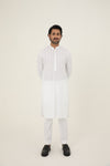 MURAAD - EMBROIDERED WHITE KURTA