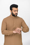 SUMMER SILK - TAN KAMEEZ SHALWAR