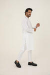 MURAAD - EMBROIDERED WHITE KURTA