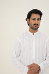 MURAAD - EMBROIDERED WHITE KURTA