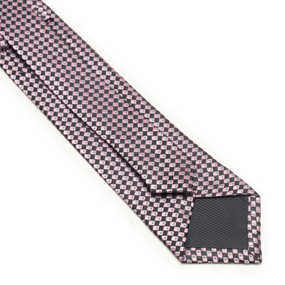 GEOMETRIC PURPLE TIE