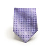 GEOMETRIC POLKA DOT PURPLE TIE