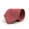 MICRO CHECK MAROON TIE