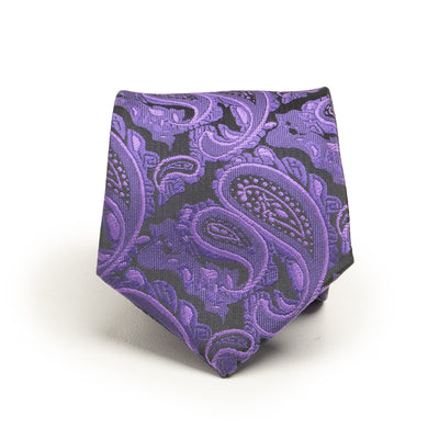 PAISLEY PURPLE TIE