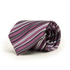 REGIMENTAL EGGPLANT TIE