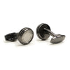 BLACK STAINLESS STEEL CUFFLINK