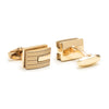 RECTANGULAR GOLDEN CUFFLINK