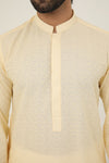 MURAAD- EMBROIDERED CREAM KURTA