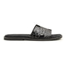 MALGARI- BLACK CROCODILE SLIPPER