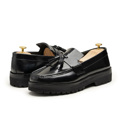 NEAPOLITAN COLLAR WIDE LOAFERS