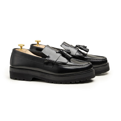 NEAPOLITAN COLLAR WIDE LOAFERS