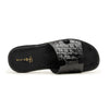 MALGARI- BLACK CROCODILE SLIPPER