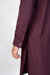 CADBURY - BURGUNDY KAMEEZ SHALWAR