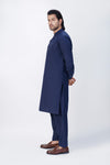 SUMMER SILK - NAVY BLUE KAMEEZ SHALWAR