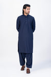 SUMMER SILK - NAVY BLUE KAMEEZ SHALWAR