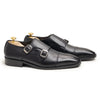 BLACK DOUBLE MONK STRAP