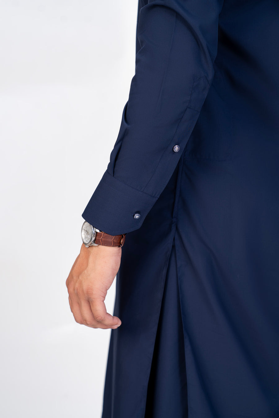 SUMMER SILK - NAVY BLUE KAMEEZ SHALWAR