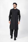 SUMMER SILK - BLACK KAMEEZ SHALWAR