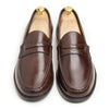 CHOCOLATE BROWN - WIDE PENNY LOAFERS