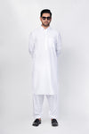 CADBURY - WHITE KAMEEZ SHALWAR