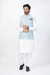 IQTIDAAR - SEA FOAM GREEN WAISTCOAT