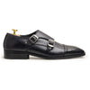 BLACK DOUBLE MONK STRAP