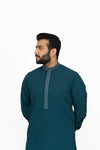 RISING STAR- GREEN KAMEEZ SHALWAR