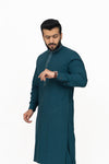 RISING STAR- GREEN KAMEEZ SHALWAR